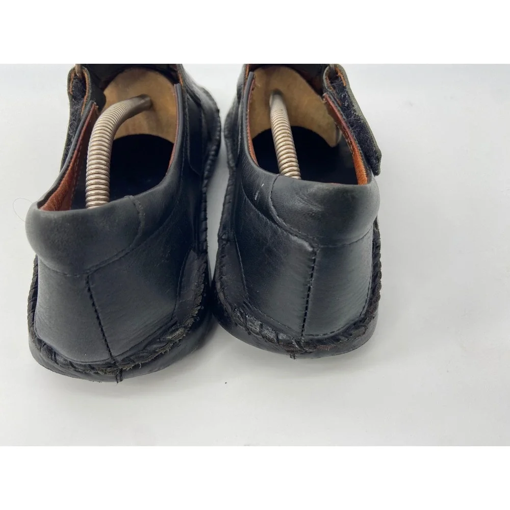 Pikolinos Fisherman Sandals Mens EU 45 US 11.5 Black Tarifa Casual Leather Spain